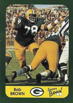 1991 Champion Cards Green Bay Packers Super Bowl II 25th Anniversary #34 Bob Brown Front