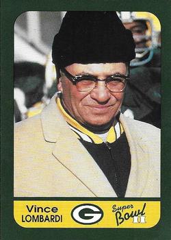 1991 Champion Cards Green Bay Packers Super Bowl II 25th Anniversary #41 Vince Lombardi Front