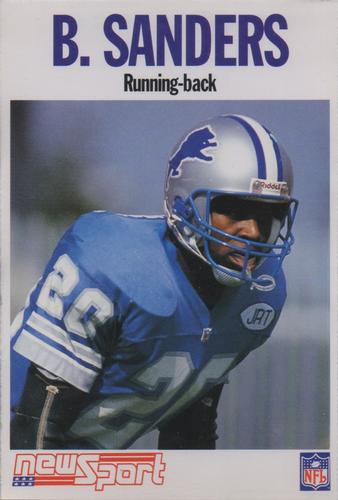 1992 NewSport #NNO Barry Sanders Front