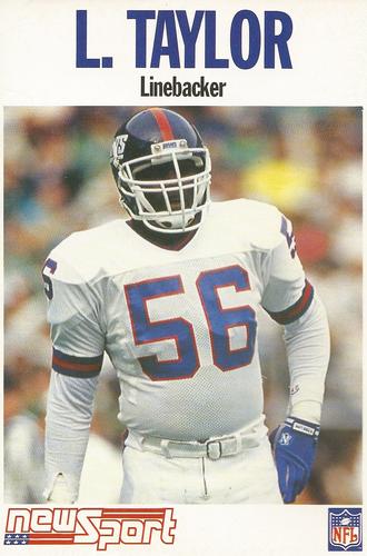 1992 NewSport #NNO Lawrence Taylor Front