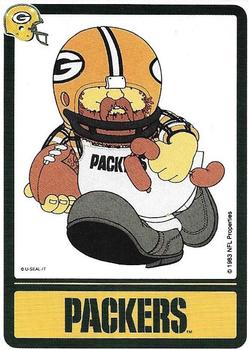 1990 U-Seal It Stickers #27 Huddle Front