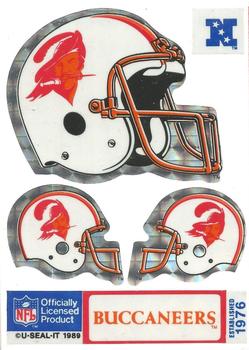 1990 U-Seal It Stickers #79 Helmets Front