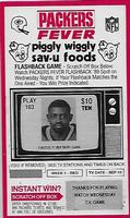 1990 Green Bay Packers Schultz Piggly Wiggly #6 Michael Haddix Front
