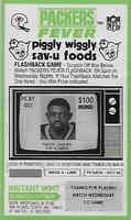 1990 Green Bay Packers Schultz Piggly Wiggly #43 Michael Haddix Front