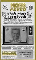 1990 Green Bay Packers Schultz Piggly Wiggly #74 Shawn Patterson Front