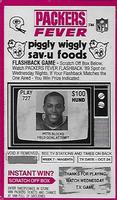 1990 Green Bay Packers Schultz Piggly Wiggly #89 Ron Pitts Front