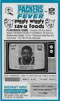 1990 Green Bay Packers Schultz Piggly Wiggly #108 Michael Haddix Front