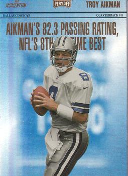 1998 Playoff Momentum SSD Hobby - Headliners #4 Troy Aikman Front