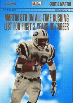1998 Playoff Momentum SSD Hobby - Headliners #18 Curtis Martin Front