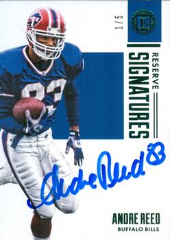 2017 Panini Encased - Reserve Signatures Emerald #RS-ARD Andre Reed Front