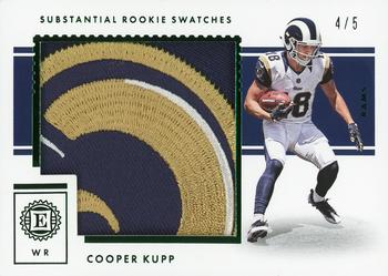 2017 Panini Encased - Substantial Rookie Swatches Emerald #32 Cooper Kupp Front