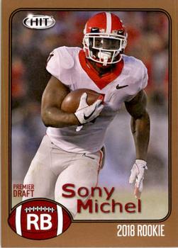 2018 SAGE HIT - Gold #73 Sony Michel Front