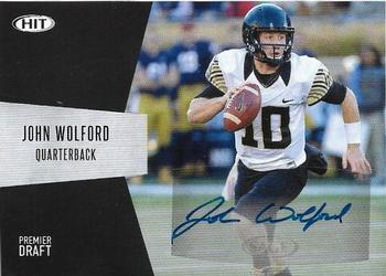 2018 SAGE HIT - Autographs Black #A-19 John Wolford Front