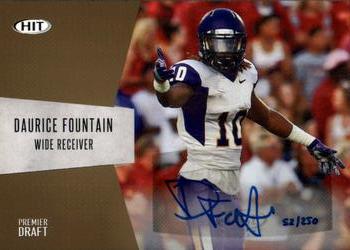 2018 SAGE HIT - Autographs Gold #A-10 Daurice Fountain Front