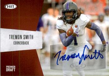 2018 SAGE HIT - Autographs Red #A-73 Tremon Smith Front