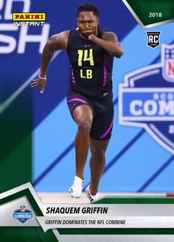 2018 Panini Instant NFL - Green #7 Shaquem Griffin Front