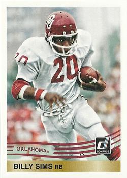 2018 Donruss College Football National Championship #CFP7 Billy Sims Front