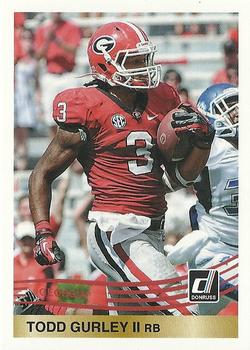 2018 Donruss College Football National Championship #CFP10 Todd Gurley Front