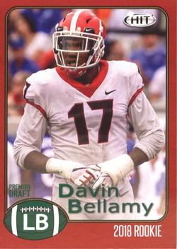 2018 SAGE HIT - Red #70 Davin Bellamy Front