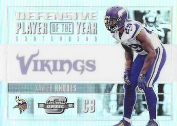 2017 Panini Contenders Optic - Defensive Player of the Year Contenders #DPY-14 Xavier Rhodes Front