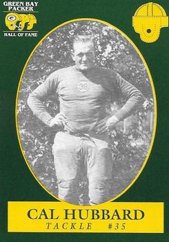 1992 Green Bay Packer Hall of Fame #4 Cal Hubbard Front