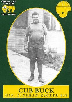 1992 Green Bay Packer Hall of Fame #7 Cub Buck Front