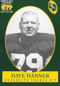1992 Green Bay Packer Hall of Fame #59 Dave Hanner Front