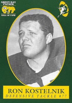 1992 Green Bay Packer Hall of Fame #74 Ron Kostelnik Front