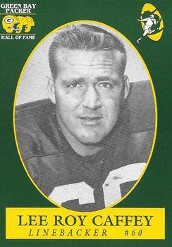 1992 Green Bay Packer Hall of Fame #76 Lee Roy Caffey Front