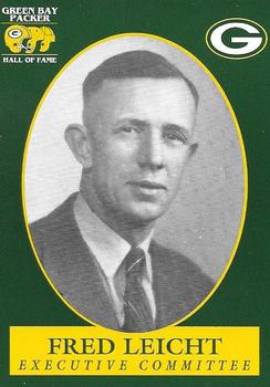 1992 Green Bay Packer Hall of Fame #86 Fred Leicht Front