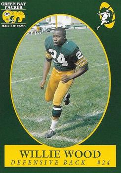 1992 Green Bay Packer Hall of Fame #98 Willie Wood Front