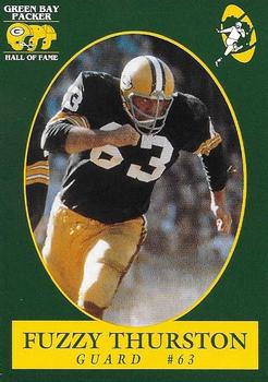 1992 Green Bay Packer Hall of Fame #102 Fuzzy Thurston Front