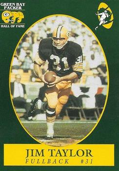 1992 Green Bay Packer Hall of Fame #104 Jim Taylor Front
