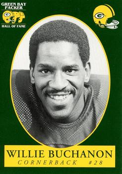 1992 Green Bay Packer Hall of Fame #110 Willie Buchanon Front