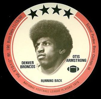 1976 Buckmans Discs #1 Otis Armstrong Front