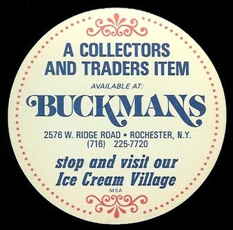1976 Buckmans Discs #6 Chuck Foreman Back