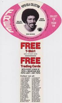 1976 Pepsi Discs #6 Drew Pearson Front