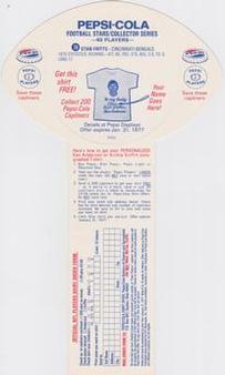 1976 Pepsi Discs #28 Stan Fritts Back