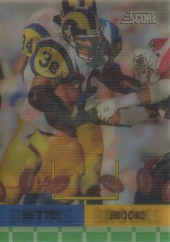 1994 Pinnacle/Score Super Bowl XXVIII Card Show #S4B Jerome Bettis / Reggie Brooks Front