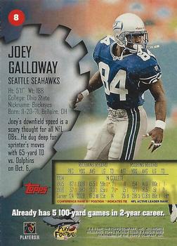 1997 Stadium Club - Pro Bowl #8 Joey Galloway Back