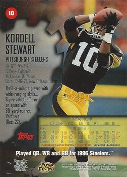 1997 Stadium Club - Pro Bowl #10 Kordell Stewart Back