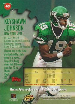 1997 Stadium Club - Pro Bowl #40 Keyshawn Johnson Back