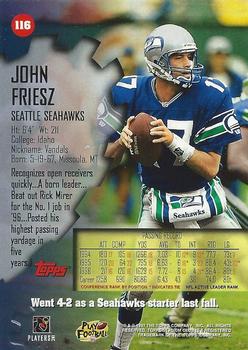 1997 Stadium Club - Pro Bowl #116 John Friesz Back