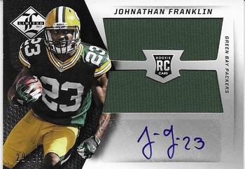 2013 Panini Limited - Rookie Jumbo RC Logo Signatures #13 Johnathan Franklin Front