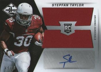 2013 Panini Limited - Rookie Jumbo RC Logo Signatures #34 Stepfan Taylor Front