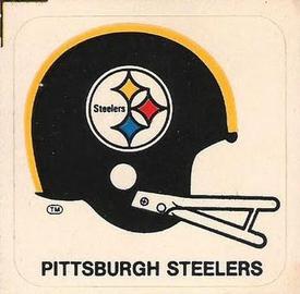 1978 Kellogg's NFL Helmet Stickers #22 Pittsburgh Steelers Front