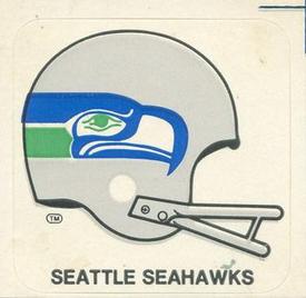 1978 Kellogg's NFL Helmet Stickers #26 Seattle Seahawks Front