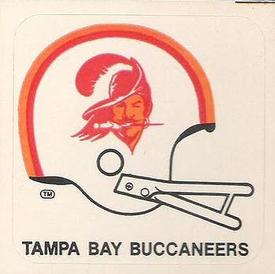 1978 Kellogg's NFL Helmet Stickers #27 Tampa Bay Buccaneers Front