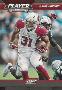 2017 Panini Player of the Day #7 David Johnson Front