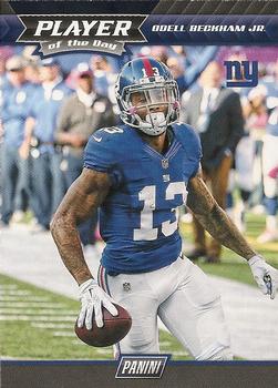 2017 Panini Player of the Day #23 Odell Beckham Jr. Front